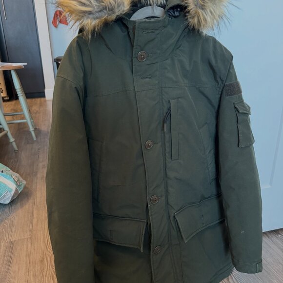 J. Crew Nordic Parka w/Primaloft - Green - Men's Medium - Picture 5 of 5